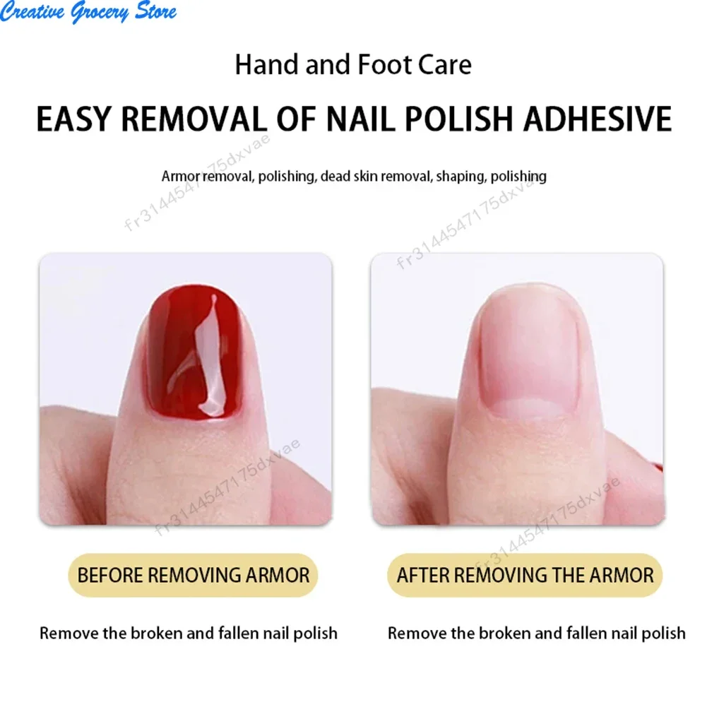 Kit de broca elétrica para unhas, kit profissional de manicure e pedicure, 3 configurações de velocidade para cuidados com os pés das mãos dos pés para todos os tipos de unhas