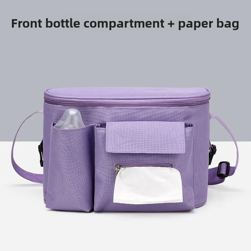 Multi-functional baby stroller hanging bag, push cart bag, storage bag, pet stroller bag