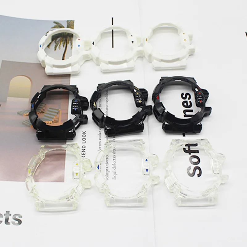 Suitable for glossy ga400 GA-400 Resin Strap Case Set Transparent Solid Colour Kit 5398 Accessories