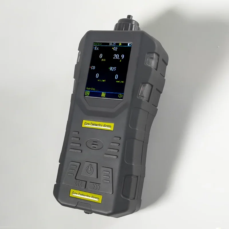 multi-gas detector, 0-100PPM NH3 H2S CH4S gas leak monitor device, 4 gas detector