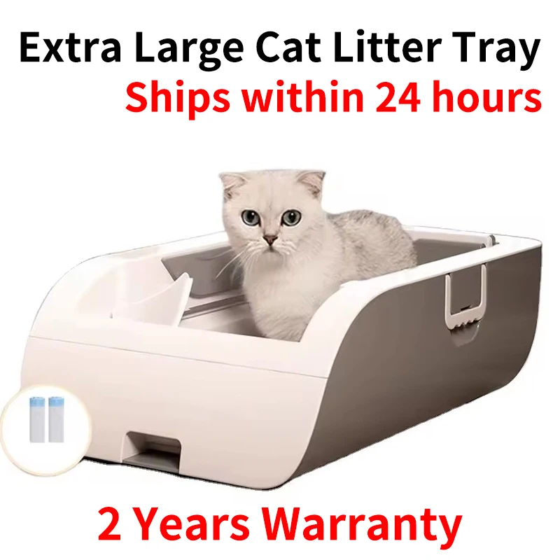 

Cat Litter Box Automatic Self Cleaning Electric Poop Scooper Pet Toilet Litter Tray Deodorizer English App Control Arenero Gato