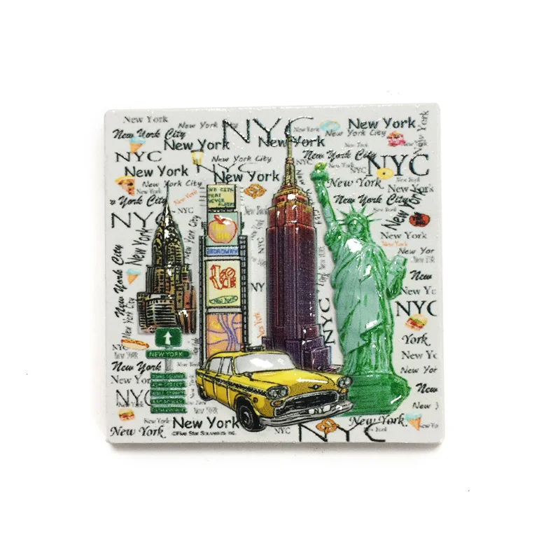 

New York, USA3dFeatured Cultural Hot-Selling Personalized Creative Refrigerator Magnets Travel Souvenirs Home Decorations
