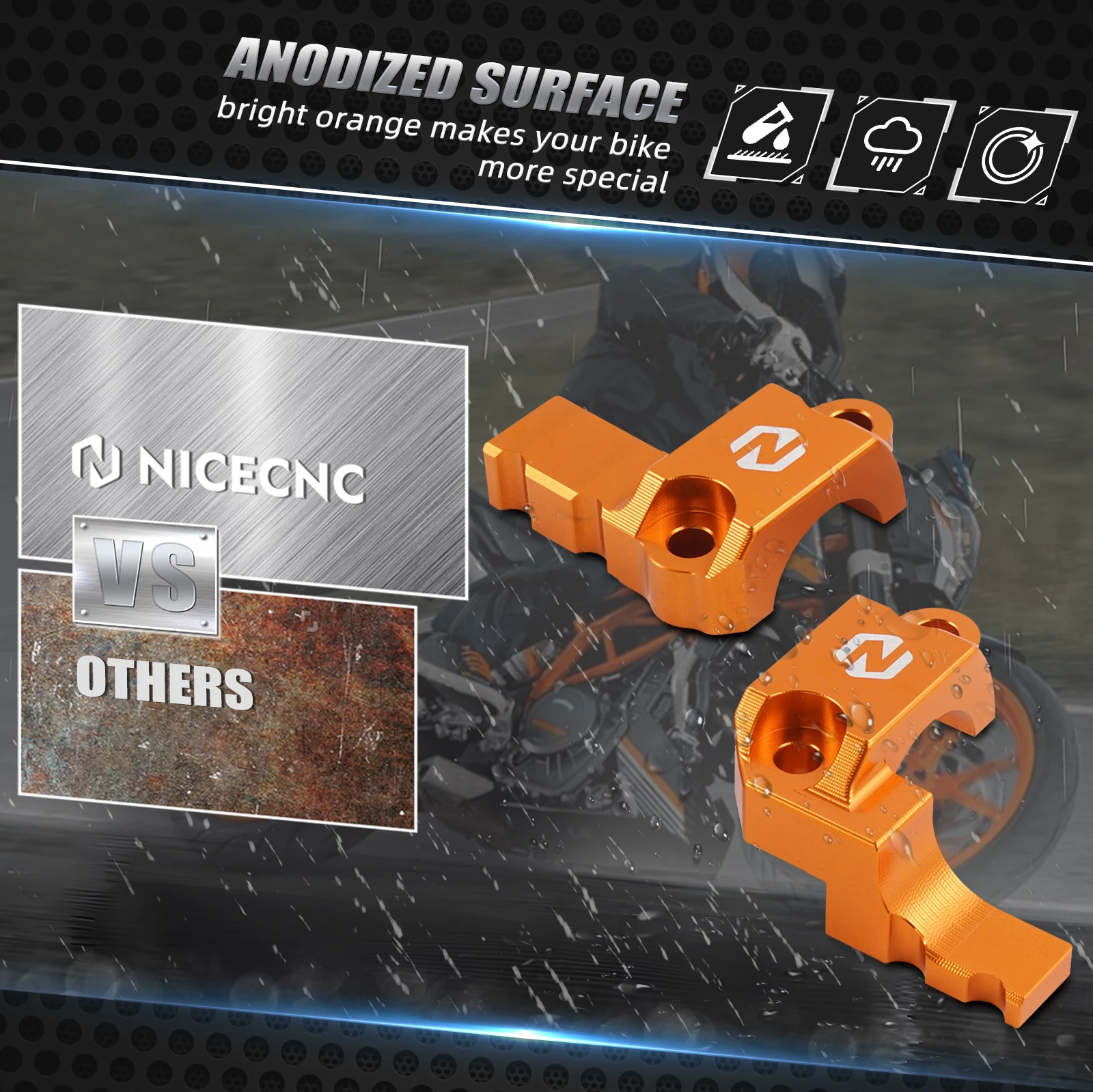 

NICECNC For KTM EXC 300 EXC 250 EXCF 350 EXC 450 SX 125 SXF 250 SXF 450 XCW 300 XC XCF 2014-2023 Master Cylinder Protectors