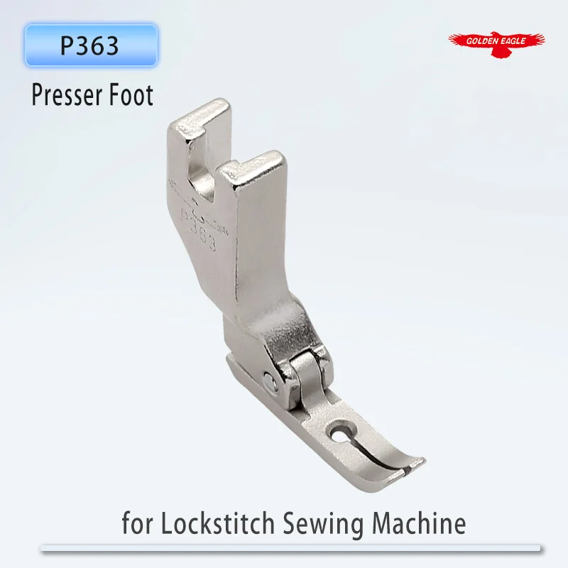 Golden Eagle P363 Presser Foot Zipper Foot 0.2 Cording Foot Universal for Lockstitch Sewing Machine Parts