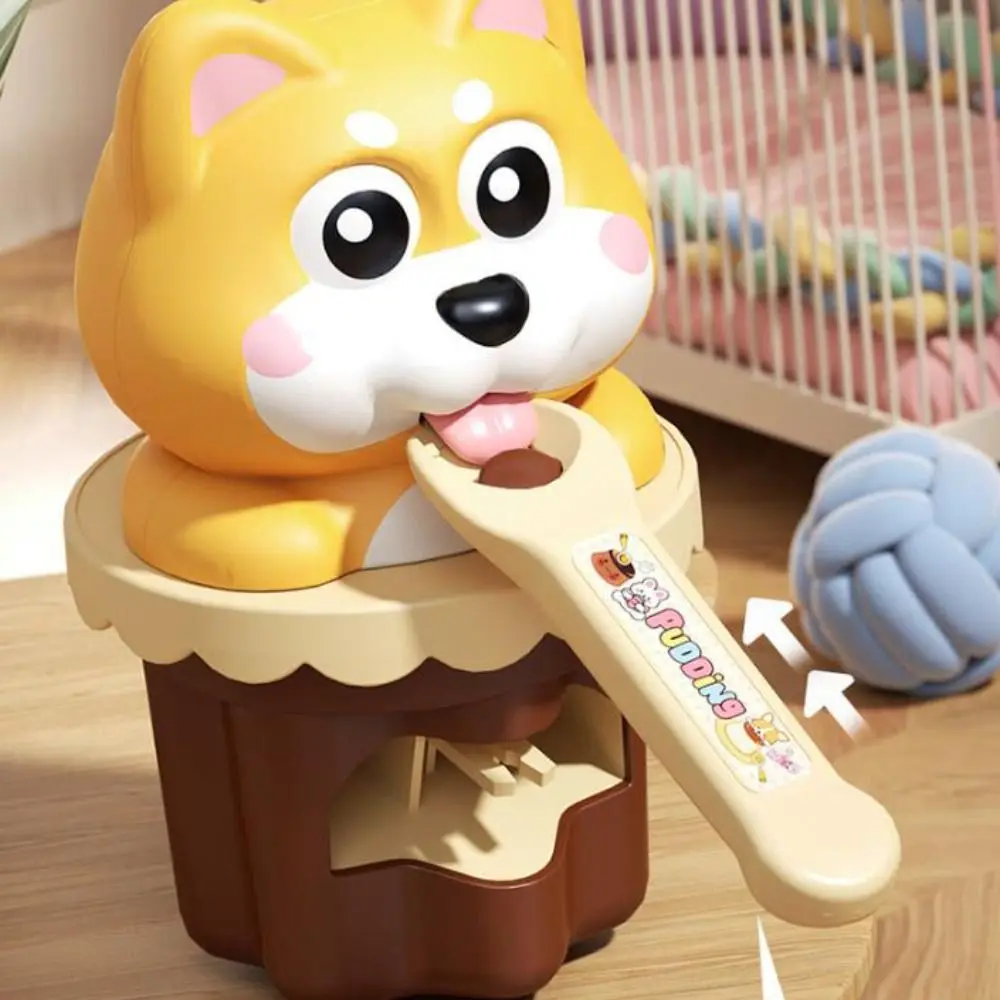 

Food Feeding Pudding Dog Set Feeding Toy Simulation Role Play Talking Pudding Dog Toy Early Education Pretend Play