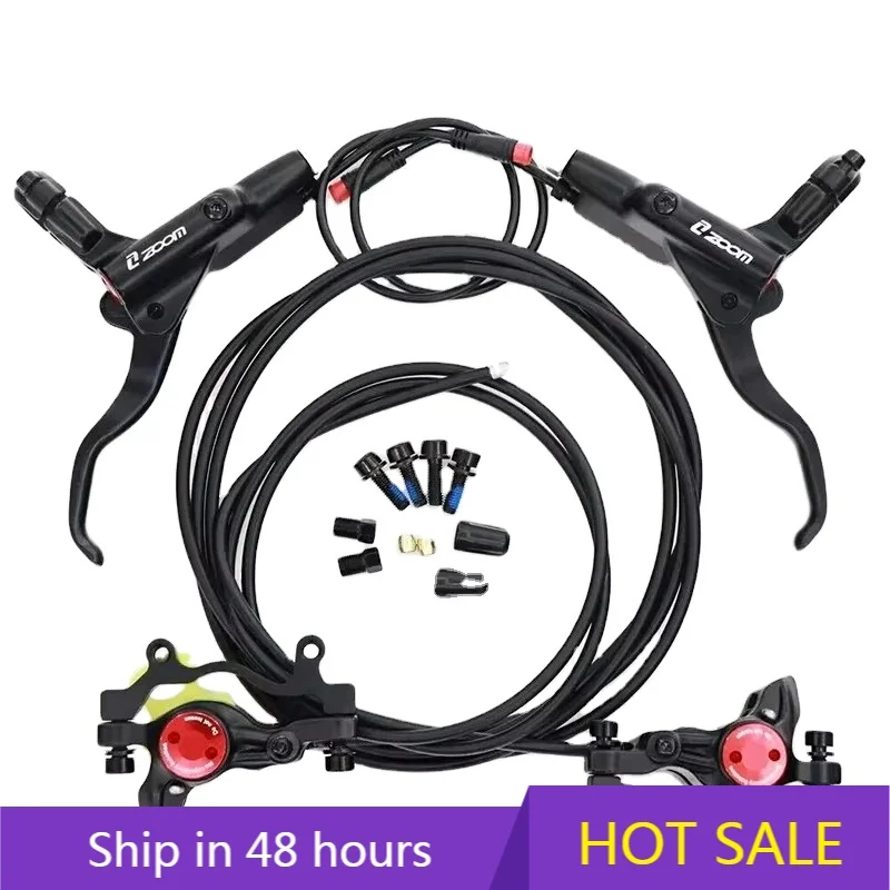 

YTYIN ZOOM Bicycle Hydraulic Disc Brake Set 2 Piston Oil Pressure MTB Brake Ebike Brakes for E-Bike Scooter