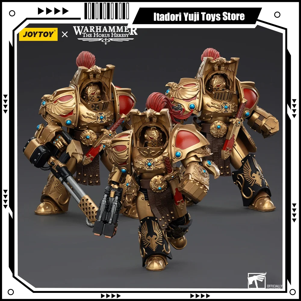 JOYTOY Warhammer 30K Horus Heresy Action Figure Legio Custodes Aquilon Terminator Squad อะนิเมะคอลเลกชันเคลื่อนย้ายได้ชุดของขวัญ