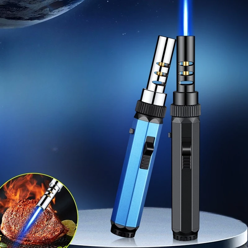 

Direct-charged High-temperature Welding Torch Inflatable Lighter Portable Kitchen Outdoor BBQ Moxibustion Cigar Accessories