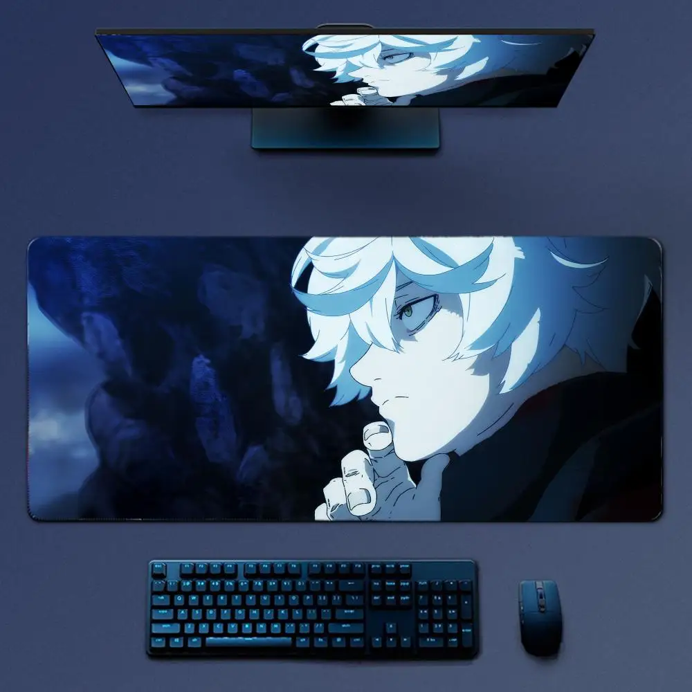 Anime Hell's Paradise Jigokuraku Mousepad Large Gaming Mouse Pad LockEdge Thickened Computer Keyboard Table Desk Mat