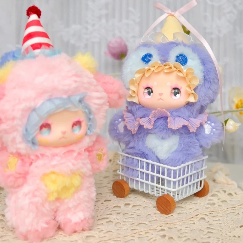 حقيقية جميلة إيما نكهة تويست سلسلة أفخم صندوق أعمى العصرية اليدوية الفينيل الوجه دمية سيارة حلية قلادة تحصيل هدية