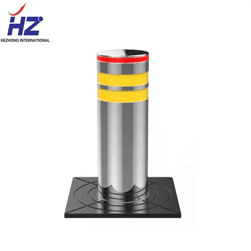 273 mm  Full Automatic Hydraulic Rising Bollards Anti-crash 304 Stainless Steel Traffic barrier  HZ-RS 273