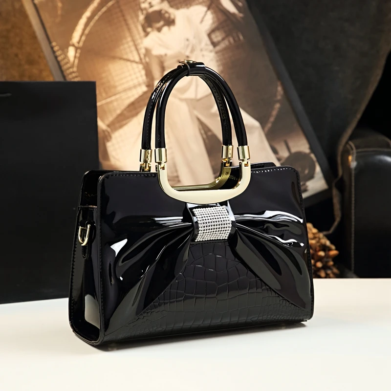 2024 New Fashion Women\'s Bag Atmosphere Brand Middle aged Senior Genuine Leather Women\'s Bag Versatile Crossbody Handbag