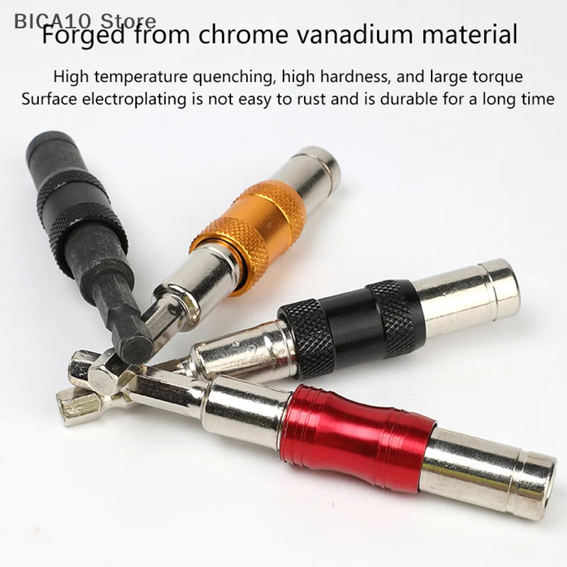 1/4 Inch Hex Magnetic Screw Drill Tip Quick Change Locking Bit Holder Drill Screw Tool Drive Guide Drill Bit Extension Rod