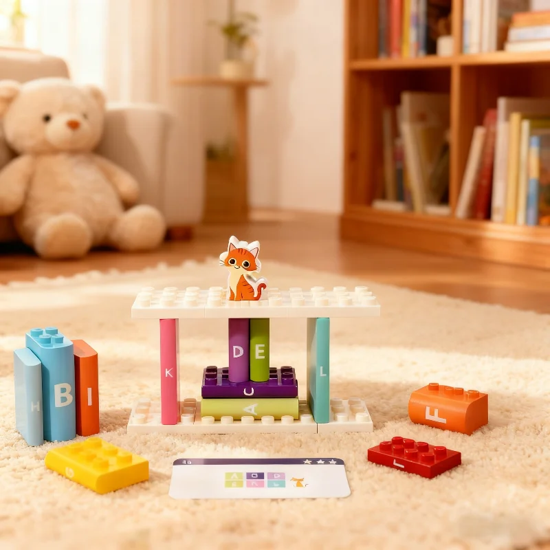 モンテッソーリおもちゃ 木製積み木 積み重ねゲーム ギフト 色 形状分類 細かい運動能力 アルファベット学習 マッチングゲーム