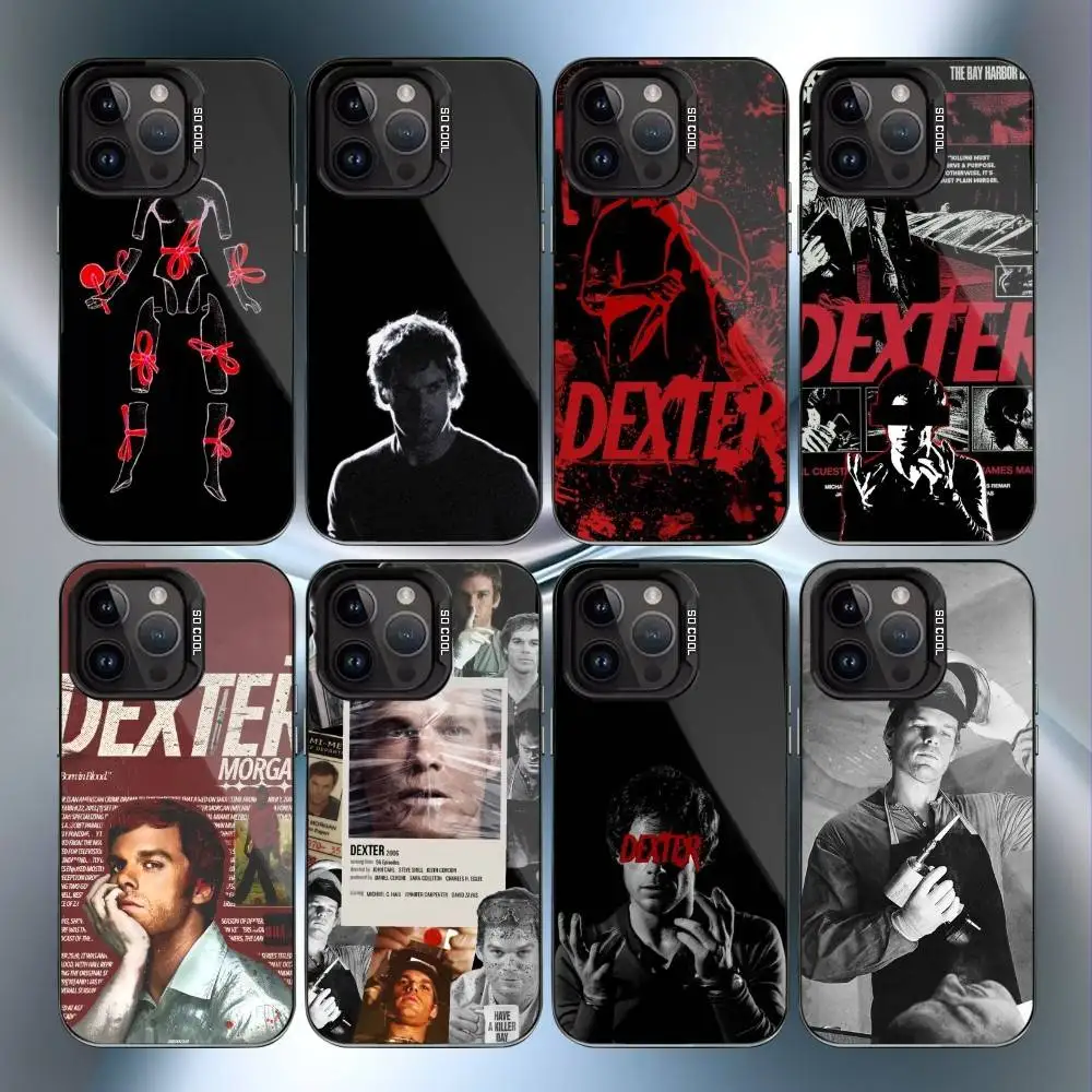 

Dexter M-Morgan Phone Case For iPhone17,16,15,14,13,12,11 Plus,Pro Max Black Candy Matte Shockproof Cover
