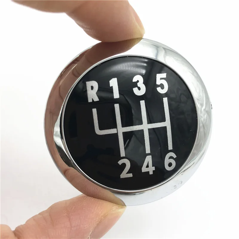 Manual Gear Shift Knob Top Cap  Emblem Cover For Volkswagen VW Passat B6 2005 2006 2007 2008 2009 2011 Car Styling Accessories