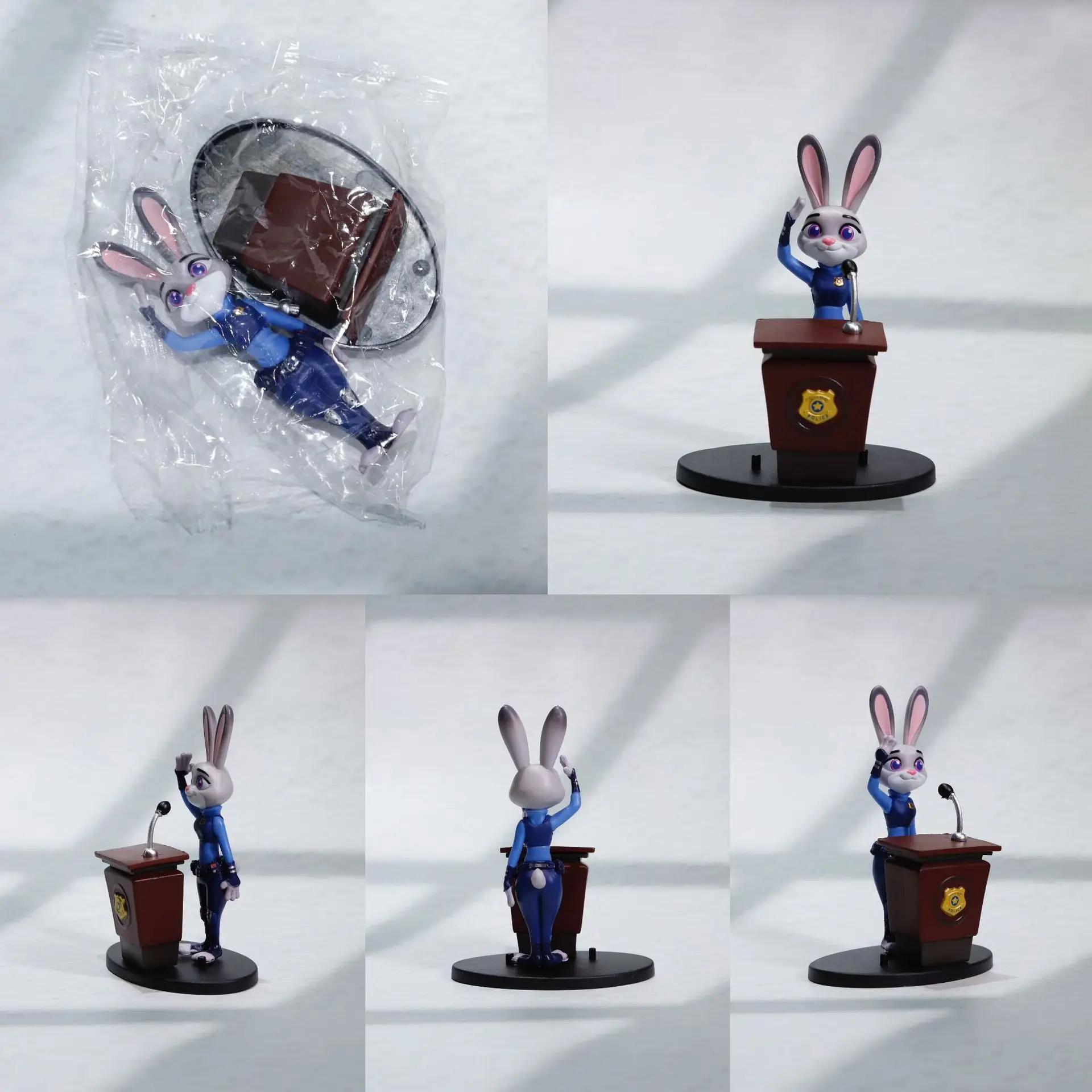 6 شخصيات على شكل حيوانات معبر متروبوليس: تماثيل ألعاب جودي هوبس ونيك وايلد لصندوق أعمى للدمى