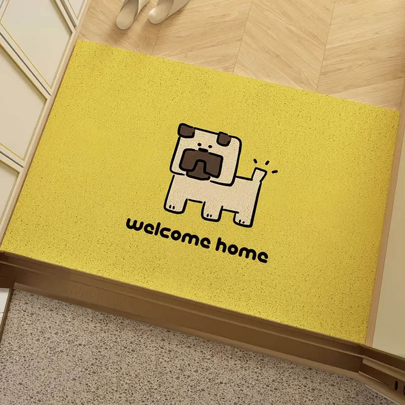 Entry Gate Mat Cute Puppy Cartoon Non-slip Funny Floor Mats Home коврик Rugs PVC Carpet for Entrance Door 발매트 Kitchen Corridor