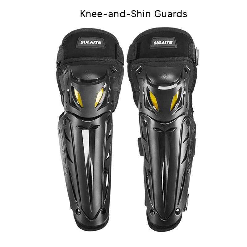 Knee-and-Shin Guards Elbow Guards Anti-slip For Men Adjustable Powersport Protection/Motorbike/Racing/Motorcycle/Cycling