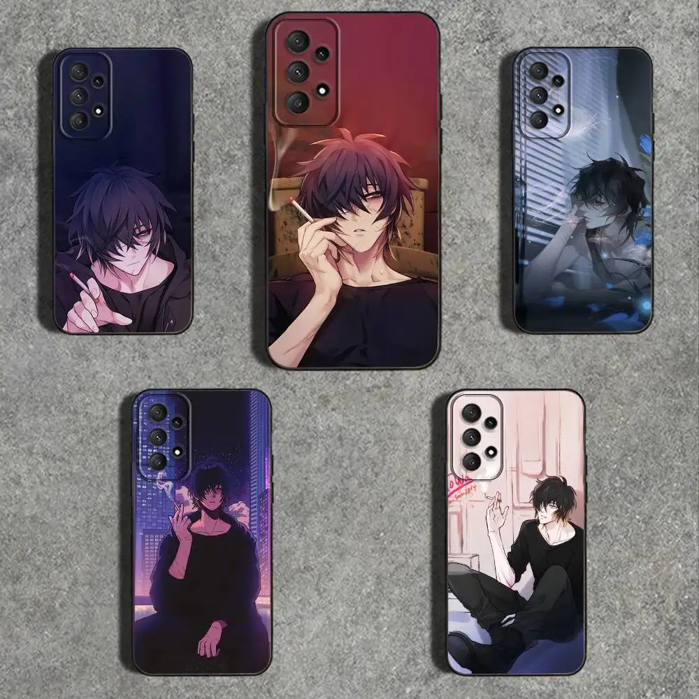 

T-Towa S-Slow DamageS Phone Case For Samsung Galaxy A73,31,32,72,41,53,52,71,22,5G,Note,J7,8,9 Soft Black Cover