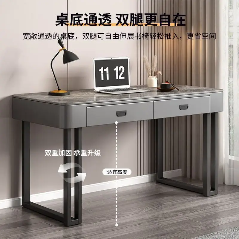 AOLIVIYA Gaming Table PC Computer Desk Office Study Mesa Slate Light Luxury Modern Dresser Bedroom Home Desktop Simple