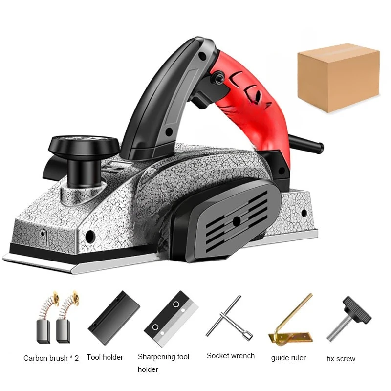 82mm Electric Planer Carpentry Tools Woodworking Multi-function Hand Planing Machine Wood Cutter Electric Saw Carpenter's Planer