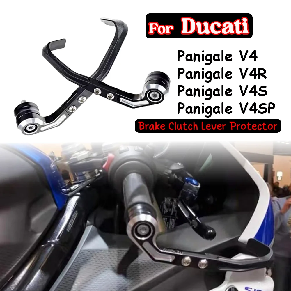 

For Ducati Panigale V4 V4S V4R V4SP Brake and Clutch Lever Protector Kit Motorcycle Handlebar Brake Clutch Lever Protective