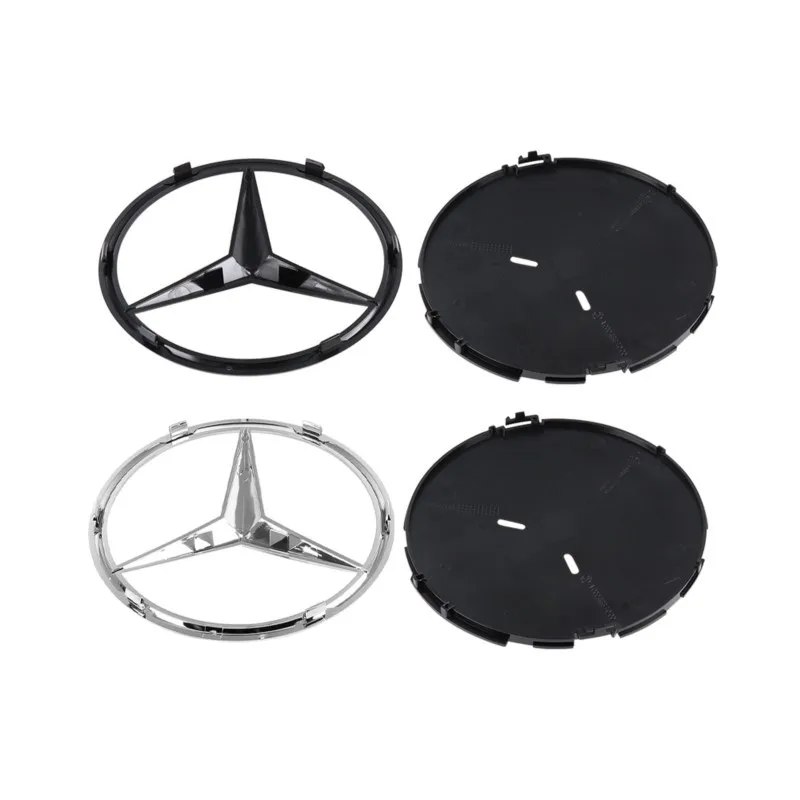 3D 185MM 205MM parrilla delantera estrella Logo emblema insignia accesorios de automóvil para mercedes-benz Clase C/B/E W206 W253 W213 GLC GLE V