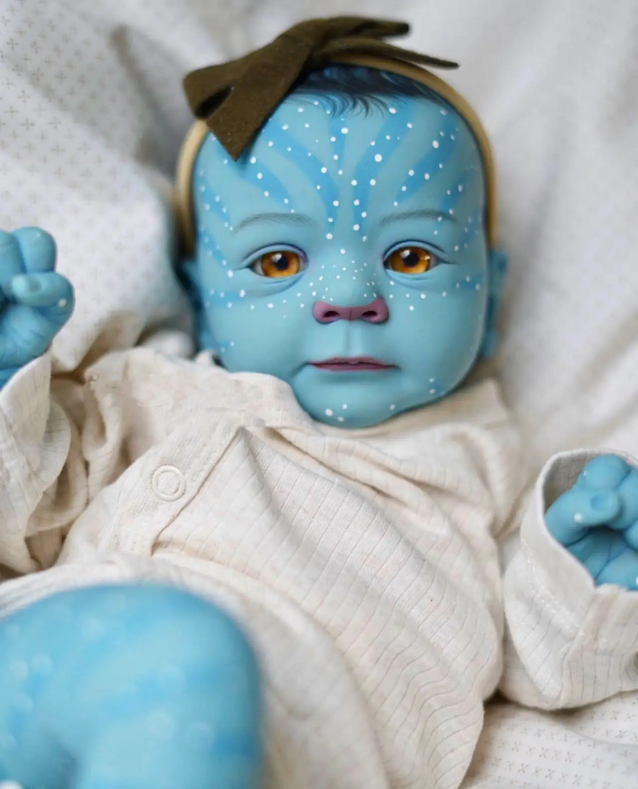 Cokela 48cm / 19inch Lifelike Baby Doll Cute Vinyl Avatar Doll Real Soft Touch The Perfect Gift Reborn Doll Skin Texture 3D