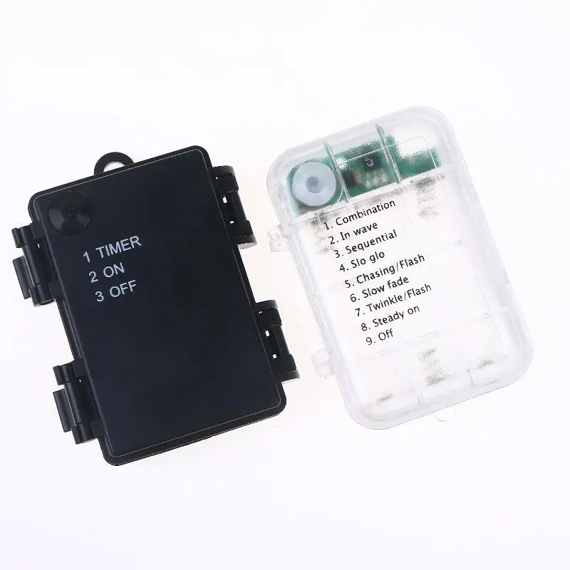 1 Juego de soporte de batería AA de 3 secciones, cartucho de batería impermeable y a prueba de polvo de 3V No.5 con función de sincronización