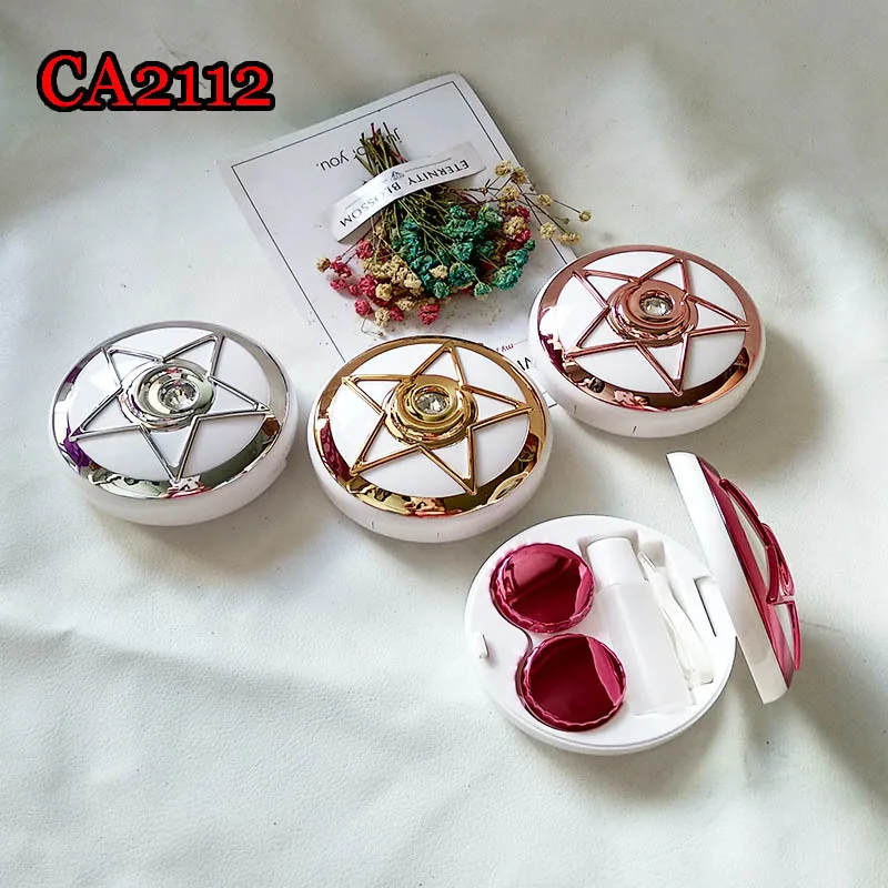 Portable Glasses Contact Lenses Box Contact Lens Case for Eyes Travel Kit Holder Container Travel Accessaries Wholesale