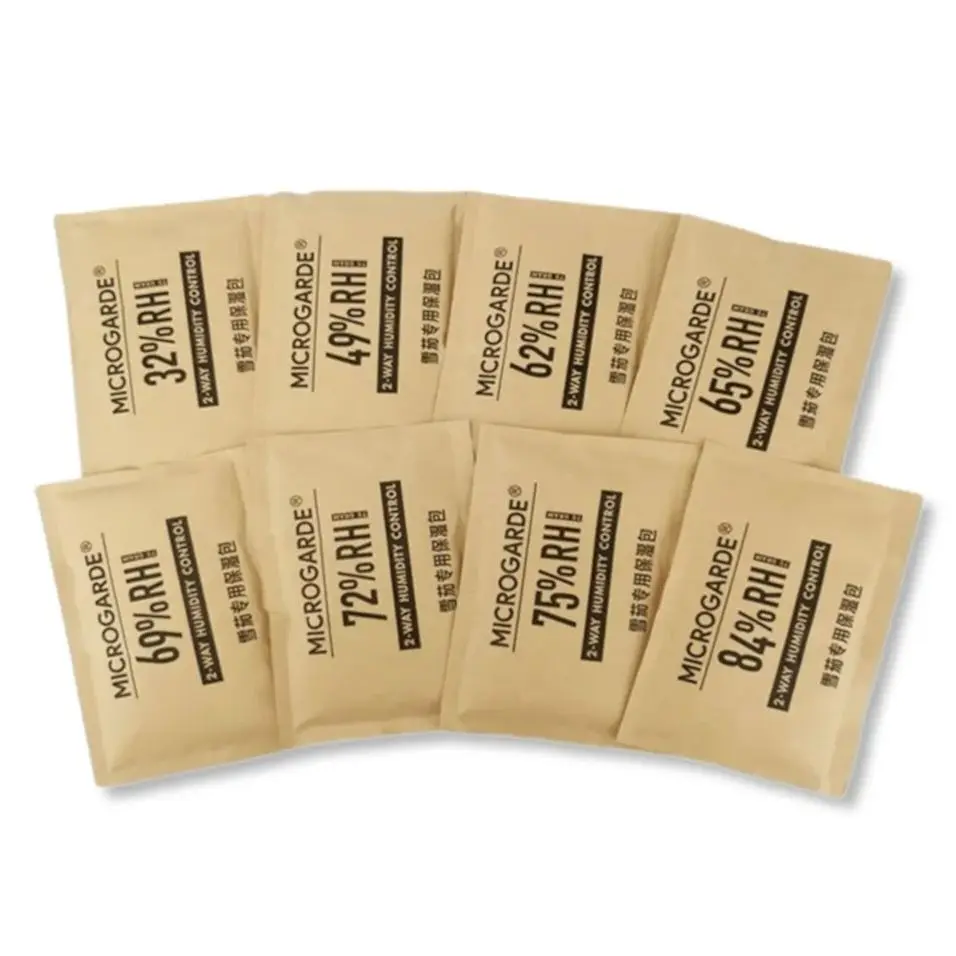 10pcs 10g 49% 62% 69% 72% 84% tobaccos cigars 2-way humidity control pack moisturizing humidifier bag