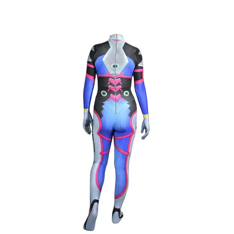 D.Va cosplay ow game costume girls women Zentai catsuits DVA Classic skin superhero Halloween bodysuit kids