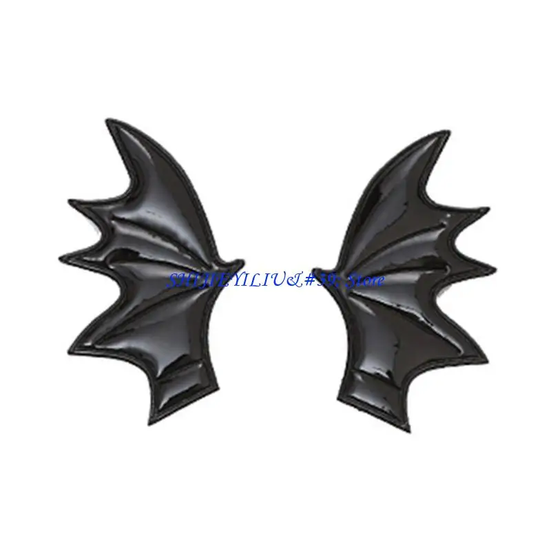 

E21F Halloween Barrettes Bat Wing Hair Clips Bangs Clips Theme Party Performance Headdress Devil Barrettes Cosplay Headwear