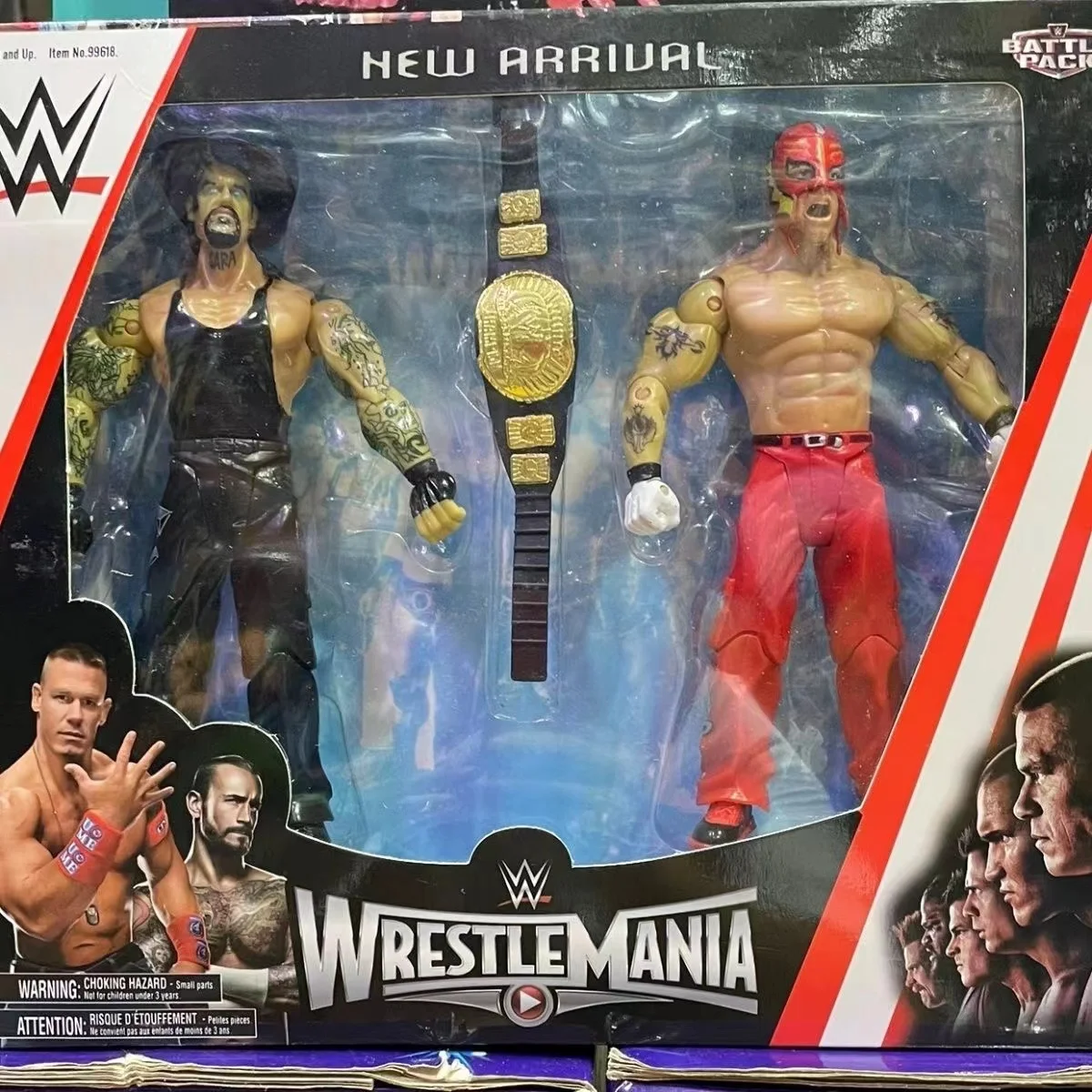 BIG Wwe Action Figure Challenge Arena Wrestling Gladiator Moving Figure 6-7inch Individual Minor Flaws