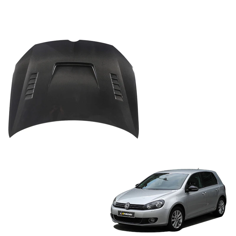 

Автомобильные аксессуары Golf 6, передний капот, крышка капота двигателя LY Style VW Golf6, капот из углеродного волокна для Volkswagen Golf 6 MK6, капот