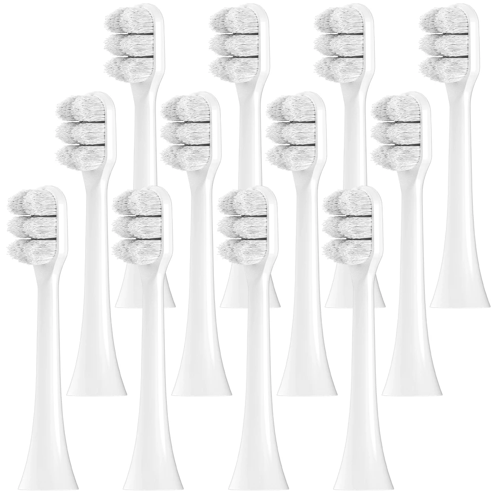 2/4/8/12 stuks compatibel met Philips Sonicare elektrische tandenborstel vervangende opzetborstels, professionele zachte tandenborstelkop