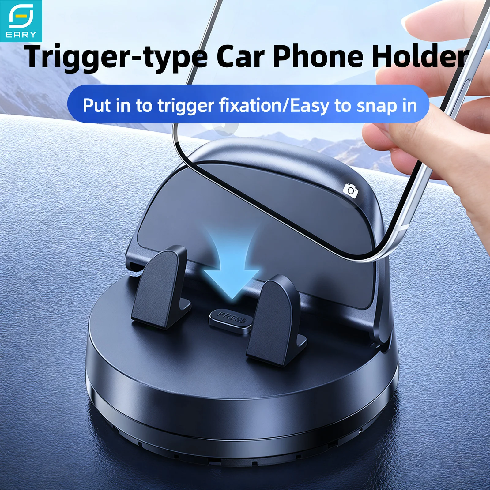 

Eary Phone Holders for Your Car Phone Mount for Car Dashboard With 360° Automobile Cell Phone Stand Universal for iPhone Samsung