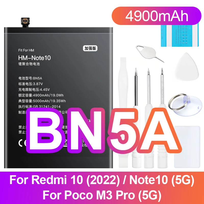 NOHON Replacement Battery for Xiaomi Redmi 14C 13C 12C 10C 9C 10A