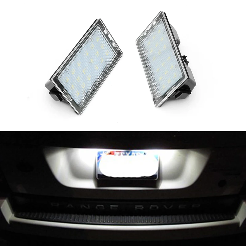 

Car LED License Plate Light For Land Rover Discovery 3 4 2004-2017 Freelander 2 2006-2015 Range Rover Sport 2005-2013 Accessorie