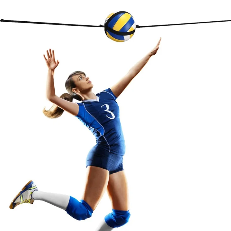 

ABHS-Volleyball Training Aid, Volleyball Spike Hitting Serving Trainer, Adjustable Volleyball Training Belt Bouncing Trainer