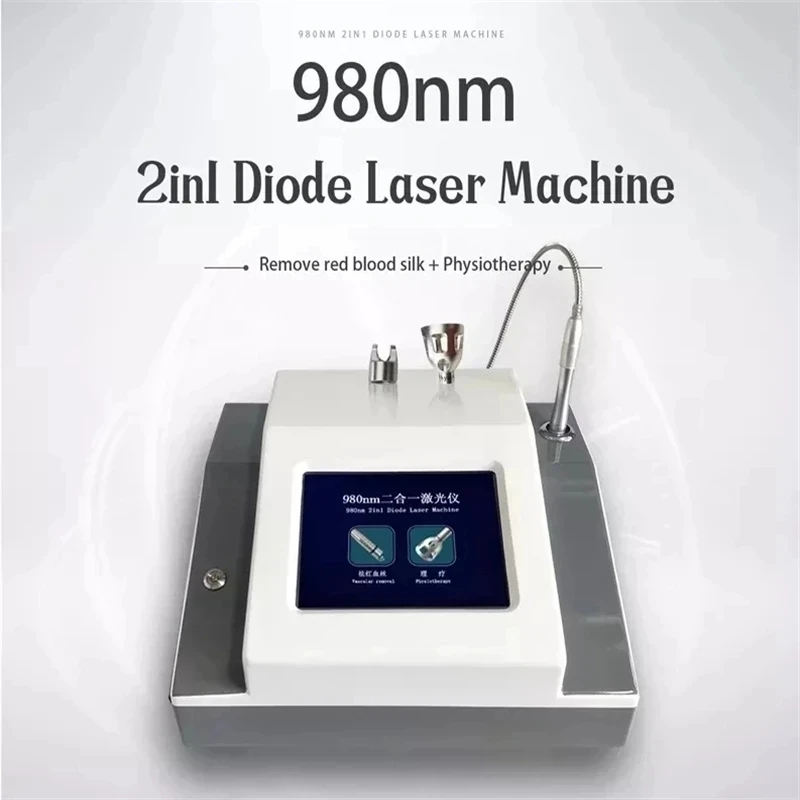 5-In-1 Portable 980nm Diode Laser Blood Vessel Removal Spider Vein Nail Sterilization Machine 2024 Pressure Mountain