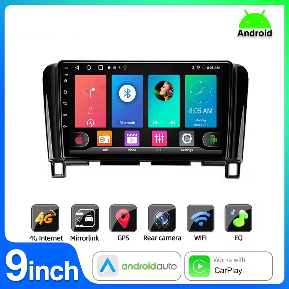 

2Din Android 14 Car Multimedia Radio Stereo For Nissan Serena 4 C26 2010-2016 4G+WIFI Wireless CarPlay Android Auto Navi GPS