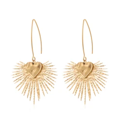 New Europe and the United States wind stainless steel simple wild women's fashion earrings jewelry