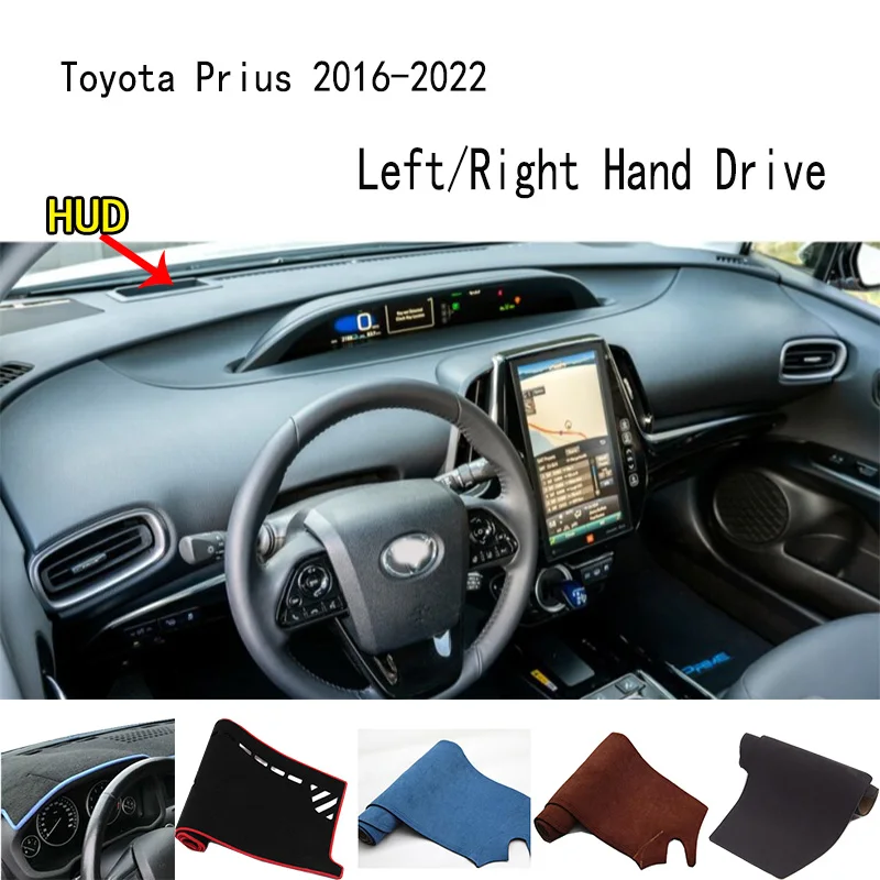 

For Toyota Prius ZVW50 51 52 55 2016-2022 Accessories Dashboard Cover Instrument Panel Dash Mat Dashmat Protective Pad