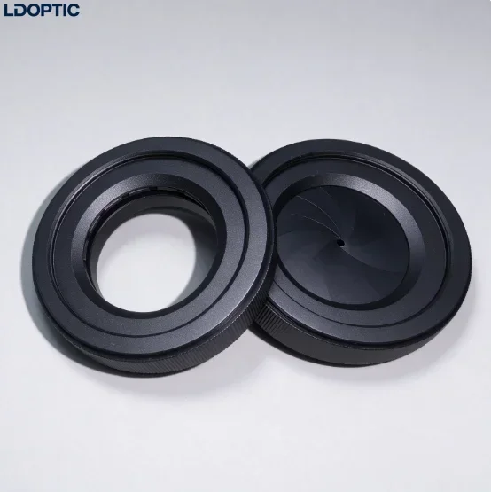 M30 To M37 Adjustable Iris Diaphragm 1.5‑26mm Aperture Thread Adapter Ring for Camera Objective Lens Modification