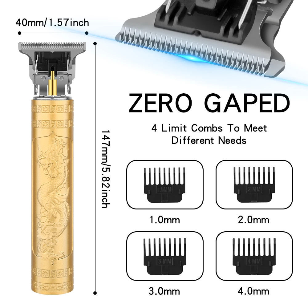 バリカンヘアカットマシン電気バリカンプロフェッショナル USB コードレスバリカンプロフェッショナルひげ男性用