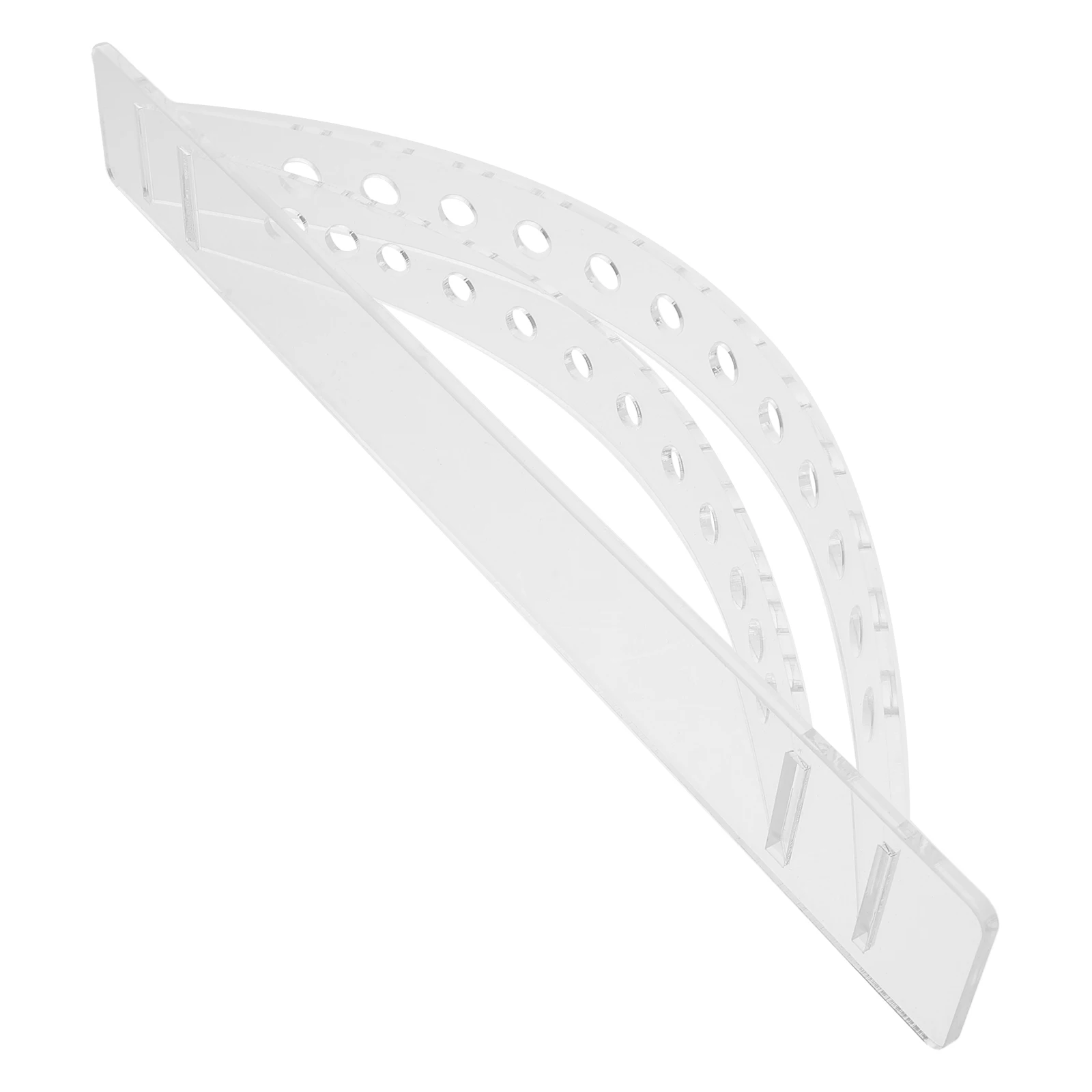 

12-Slots Acrylic Makeup Brush Organizer Stand Clear Pen Holder Display Rack for Vanity Desktop Storage Makeup Brush Holder Rack