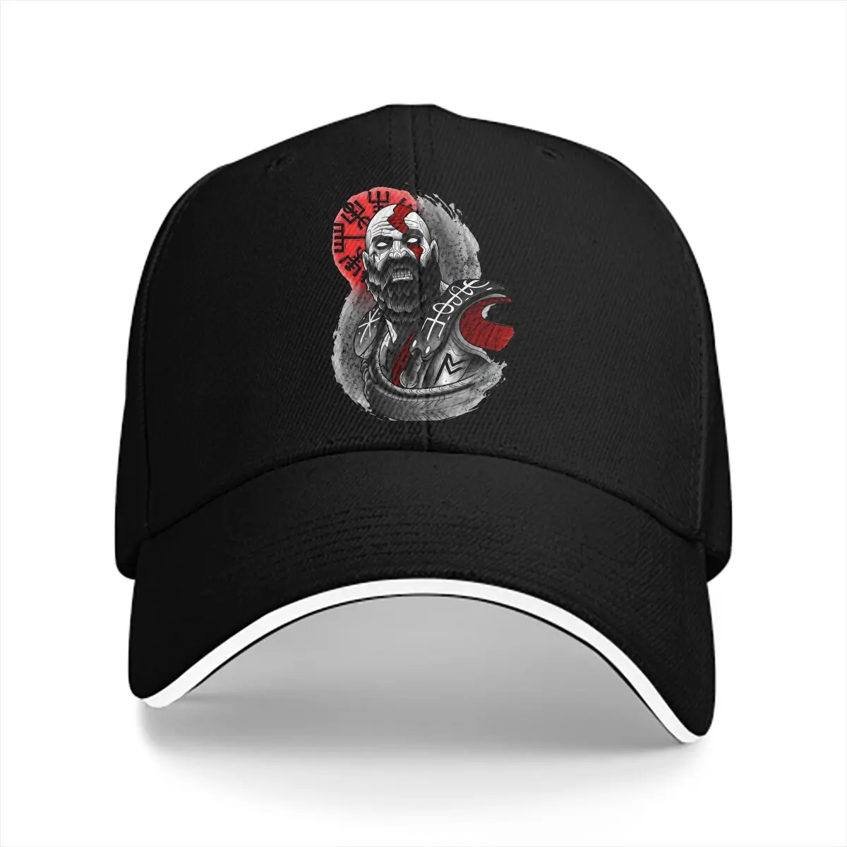 Perfect Unisex Baseball Caps Peaked Cap God Of War Kratos Sun Shade Hats for Men Women