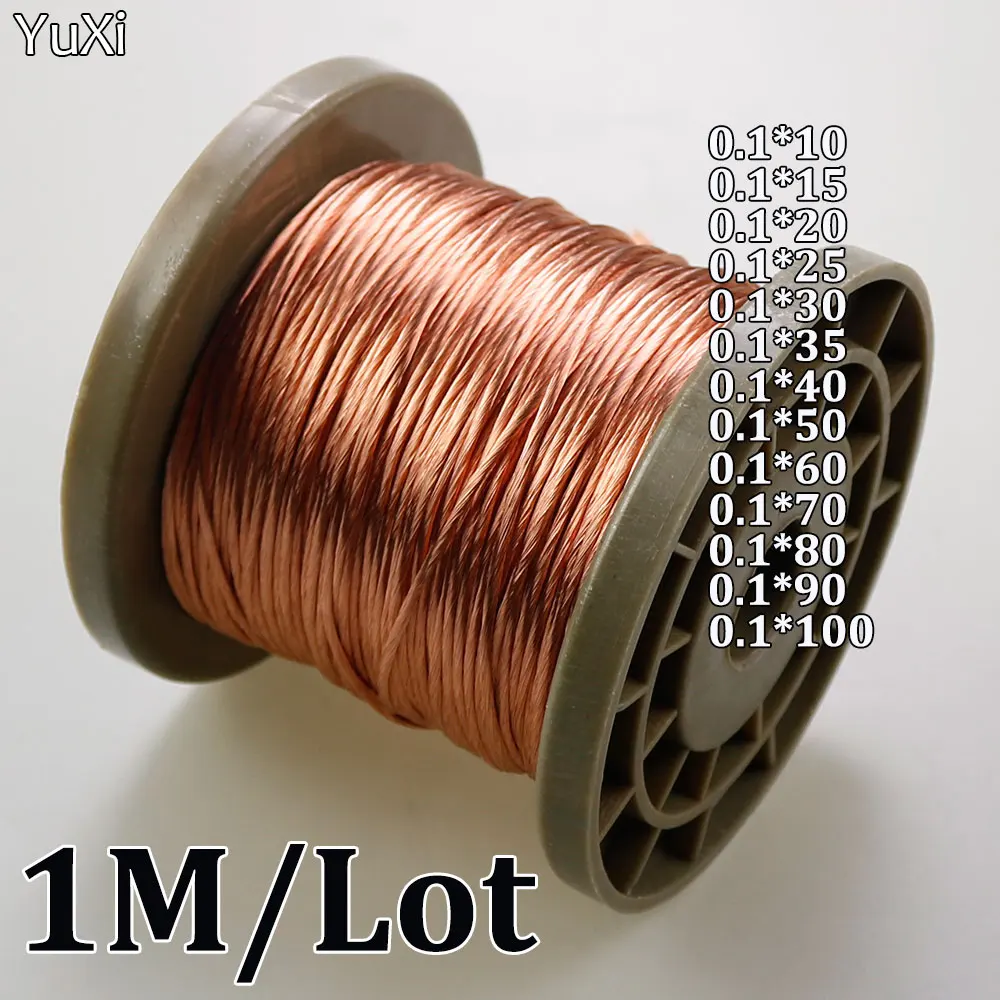 0.1x10 0.1x12 0.1x15 0.1x20 0.1x25 0.1x30 0.1x35 0.1x40 0.1x100 Strands Litz Wire Enameled Copper Wire Litz Crystal Wires 0.1mm